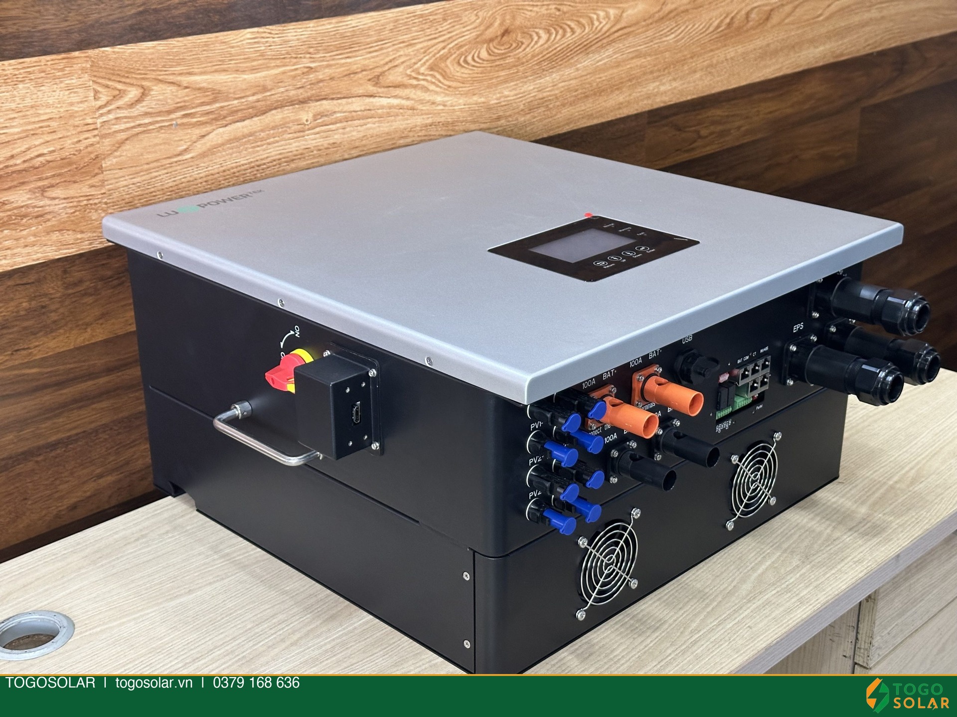 Hình thực tế Inverter Luxpower LXP-8K lắp đặt thực tế