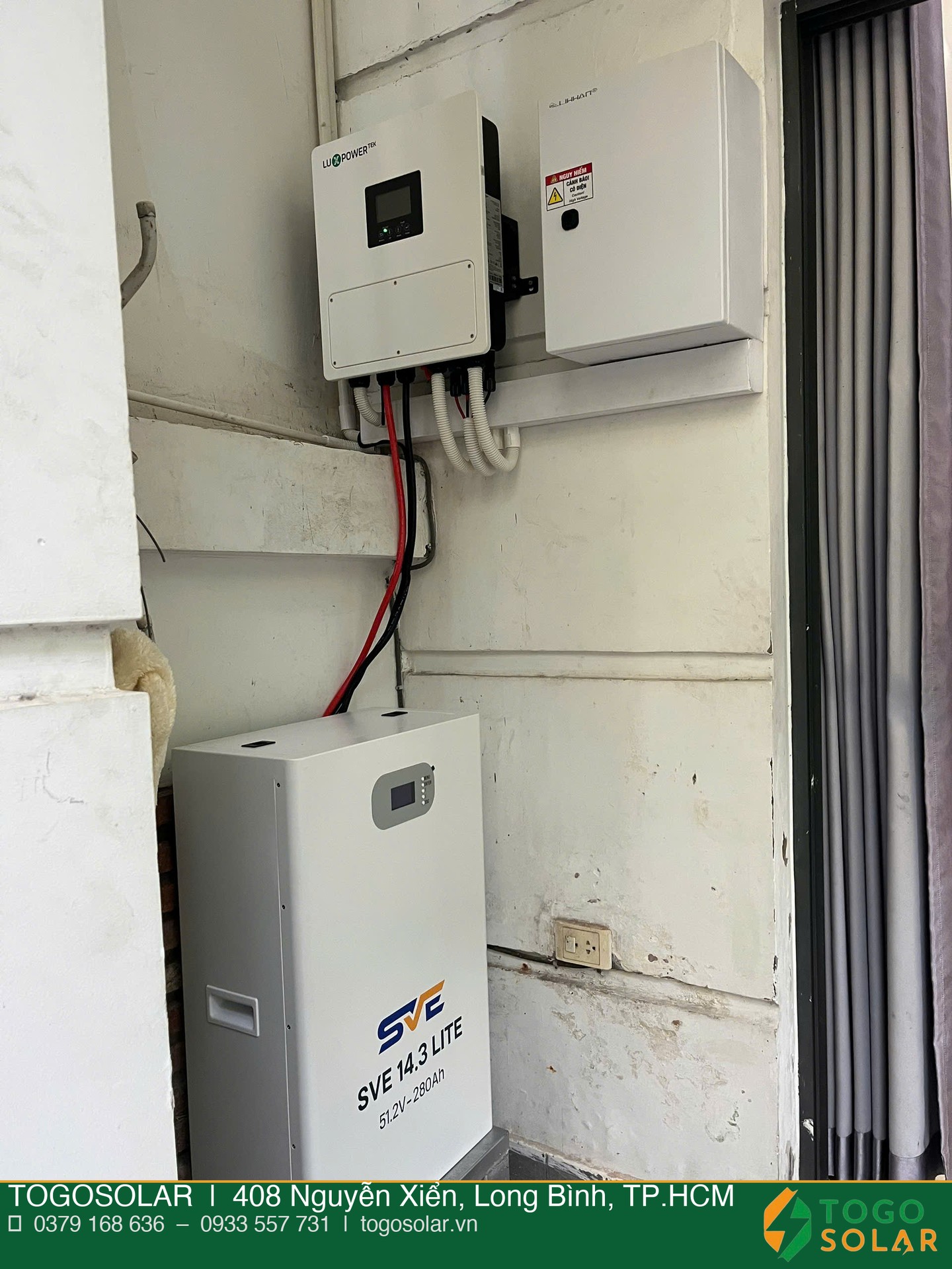 Lắp điện mặt trời nhà anh Dũng Bình Hưng Bình Chánh HCM – TOGOSOLAR (4)